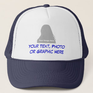 Boné Foto & chapéu da mensagem