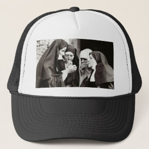 Boné Foto da Nuns Smoking Vintage