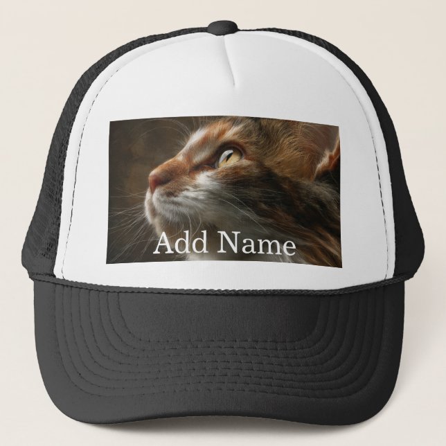 Boné Foto de Animal de Estimação Personalizada e Texto (Frente)
