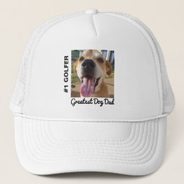 Boné Foto de Cachorro Personalizada Maior Golfista