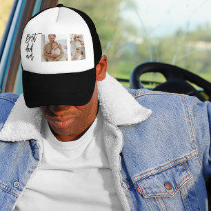 Boné Foto de Colagem de Beleza Melhor Pai Alguma Vez Of