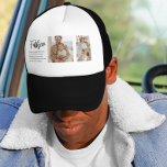 Boné Foto de Colagem Moderna com o Pai Melhor Presente<br><div class="desc">Uma foto moderna de colagem com uma frase sincera sobre um pai é o presente perfeito para mostrar sua apreciação e amor pelo seu pai. Este presente único e personalizado é uma forma excelente de mostrar as vossas memórias favoritas em conjunto e expressar a vossa gratidão por tudo o que...</div>