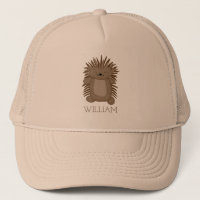 Foto em branco Porcupine com seu nome ou texto
