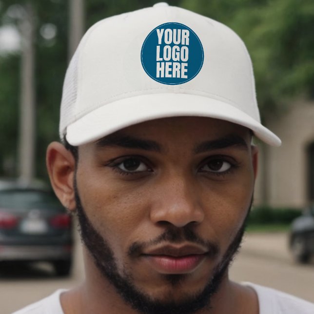 Boné Foto personalizada da empresa do logotipo comercia (Criador carregado)