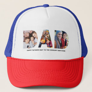 Boné Foto personalizada do dia de os pais 3