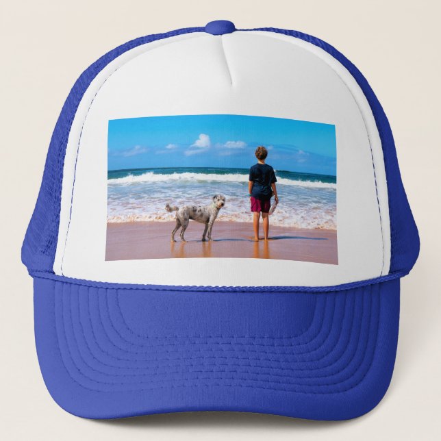 Boné Foto Personalizada Faça Seu Próprio Design - Eu Am (Frente)