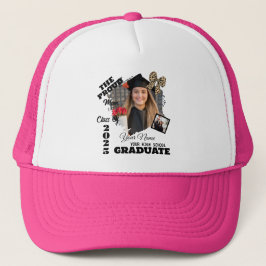Boné Foto Personalizada, Mãe Orgulhosa de um Graduado d