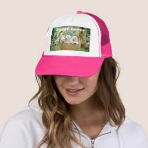 Boné Foto Puppy Lover - Chapéus de caminhoneiros impres
