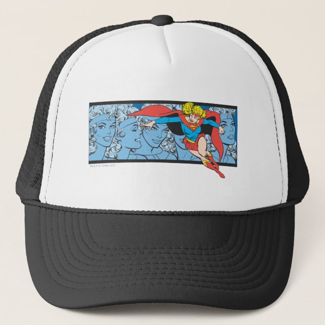 Boné Fotos da Supergirl Head (Frente)