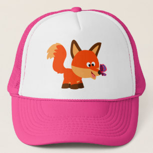Boné Fox bonito dos desenhos animados e chapéu da