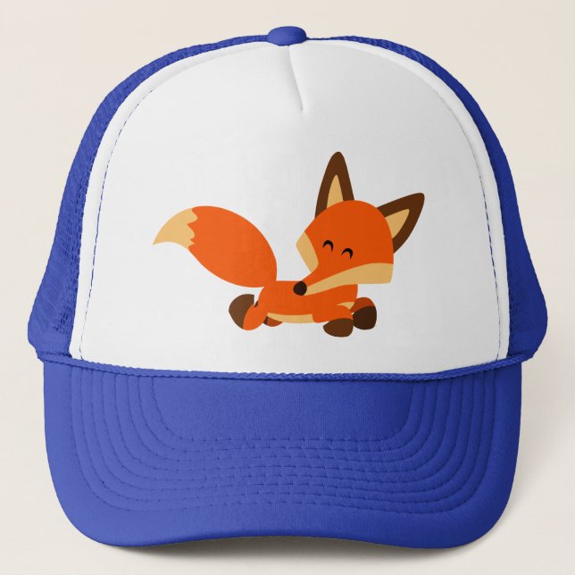 Boné Fox Hat, Cartoon de Frota Bela (Frente)