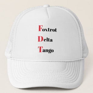 Boné Foxtrot Delta Tango Trucker Hat
