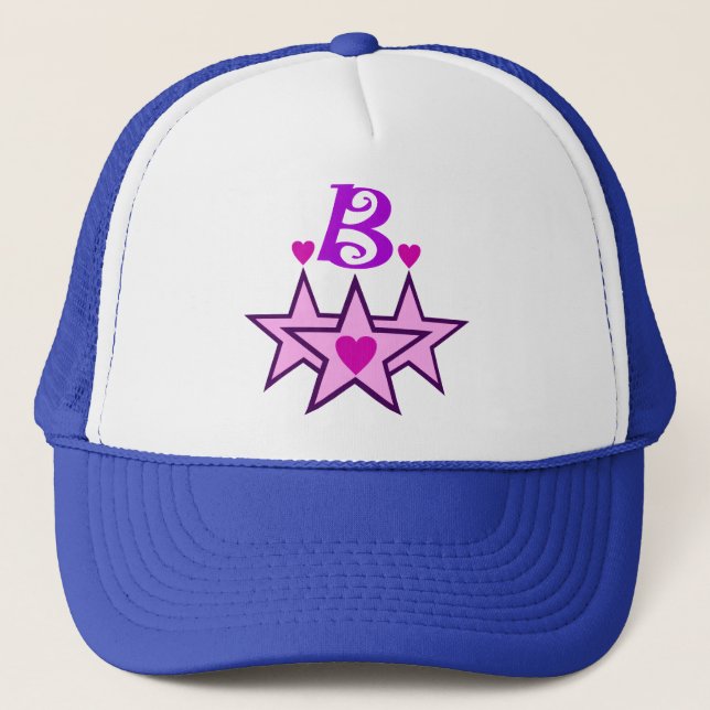 Boné ╚" Frabuloso, Na moda inicial B, Trucker Hat¨ "╝ (Frente)