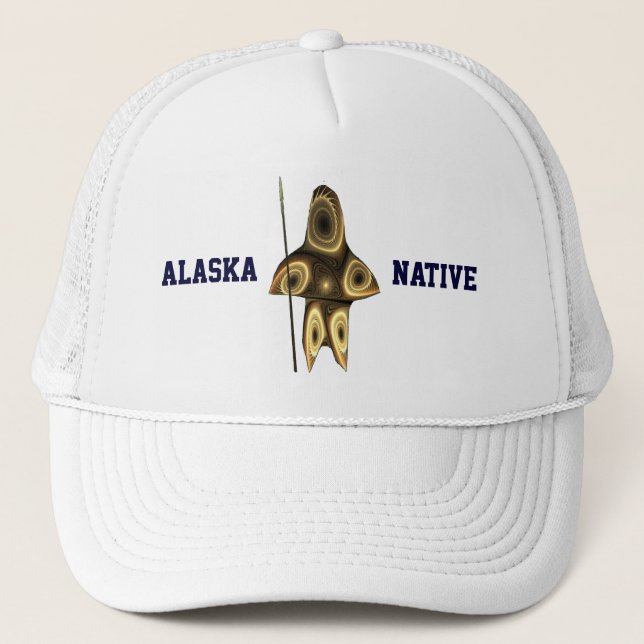 Boné Fractal Inuit Hunter - Nativo do Alasca (Frente)