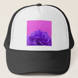Boné Framboesa roxa elegante floral