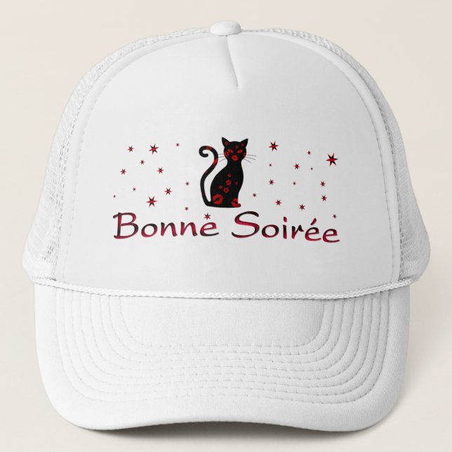 Boné Francês:Bonne Soiree (Frente)
