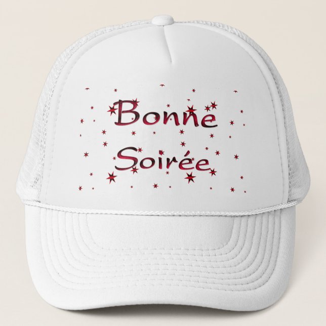 Boné Francês: Bonne Soiree Trucker Hat (Frente)