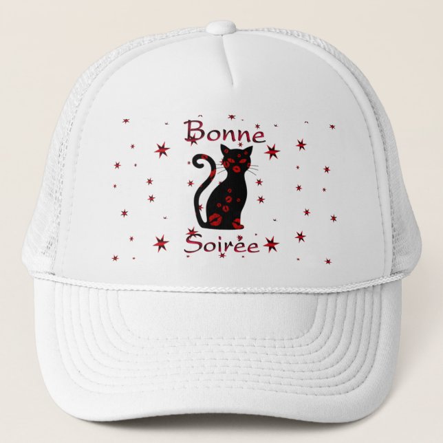Boné Francês: Bonne Soiree Trucker Hat (Frente)