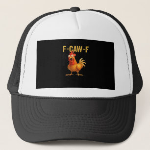 Boné Frango F-Caw-F Engraçado Criativo Casual