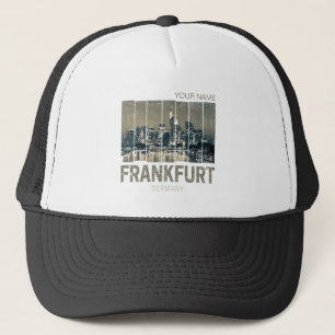 Boné Frankfurt Germany Skyline Retro Vintage Souvenir