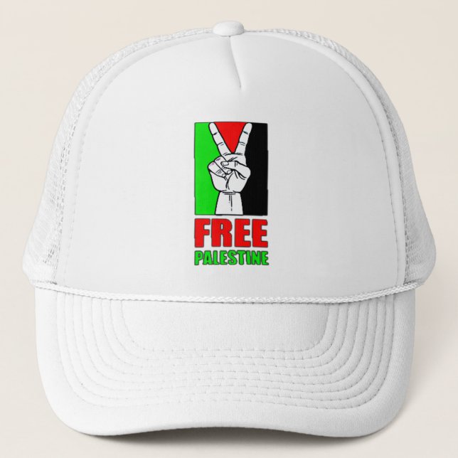 Boné Free Palestine Hat (Frente)