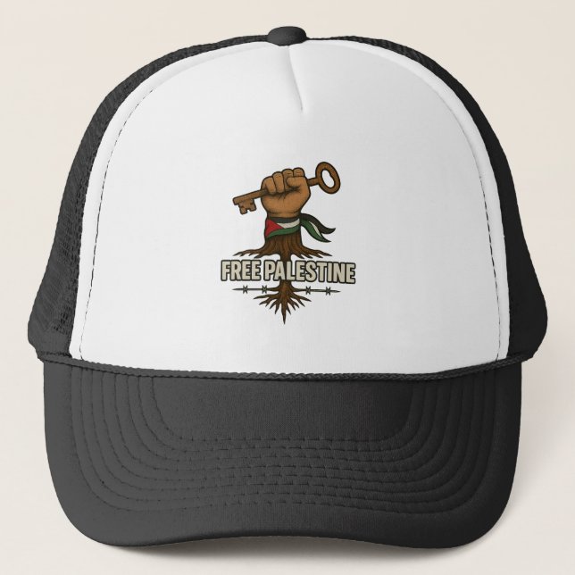 Boné Free Palestine Hat – Stand for Freedom (Frente)