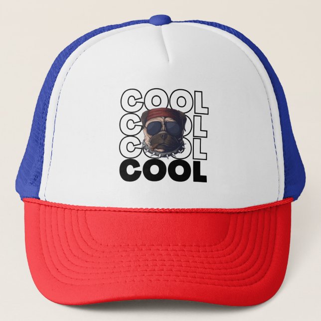 Boné Freefit Cool Trucker – Gorro de Malha Retro p (Frente)