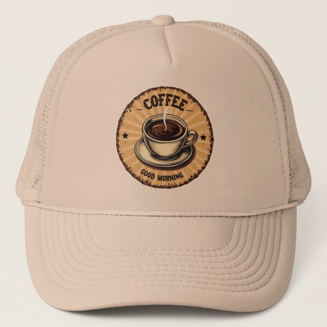 Boné Fresh brewed coffee vintage  (Frente)
