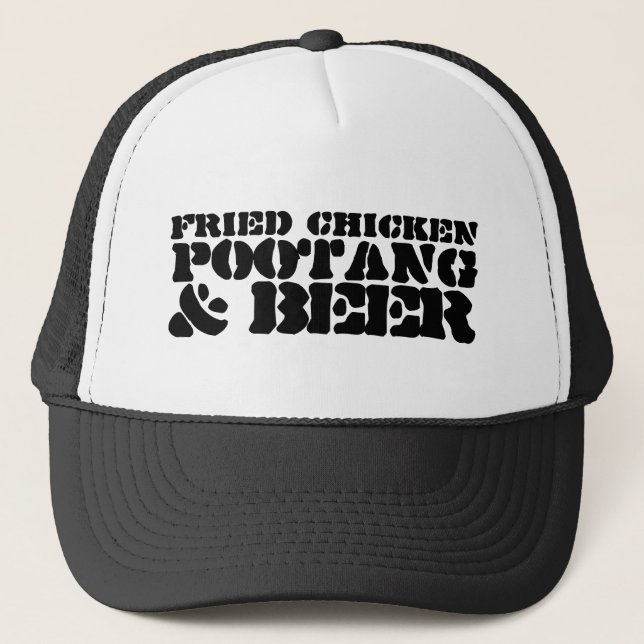 BONÉ FRIED CHICKEN POOTANG & BEER (Frente)
