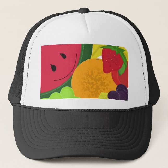Boné Frutas de Desenho Animado Fofas (Frente)