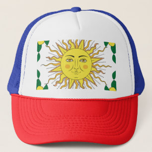 Boné Frutas Tropicais De Limão, Face Solar.