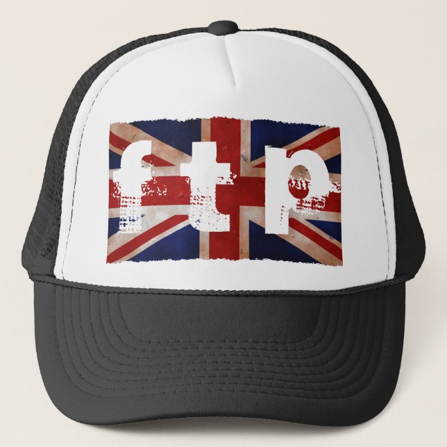 Boné FTP Union Jack Trucker Hat (Frente)