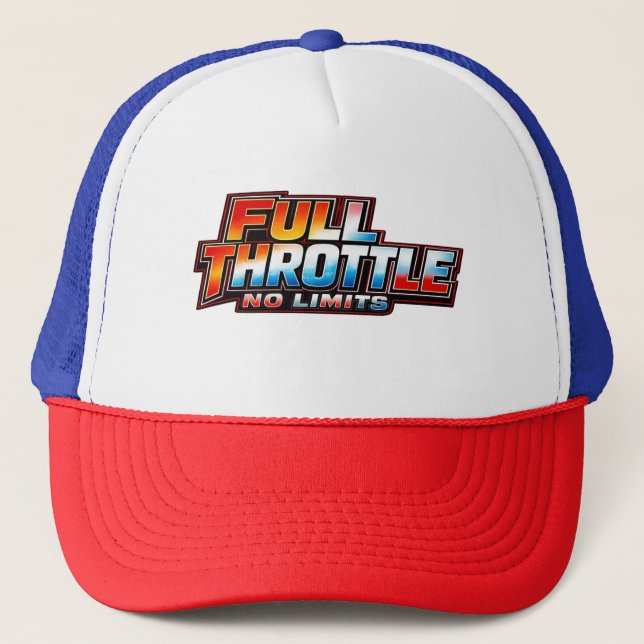 Boné Full Throttle No Limits - Gorro Patriótico de (Frente)
