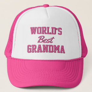 Boné Fun Grandma Gift! World's best cap