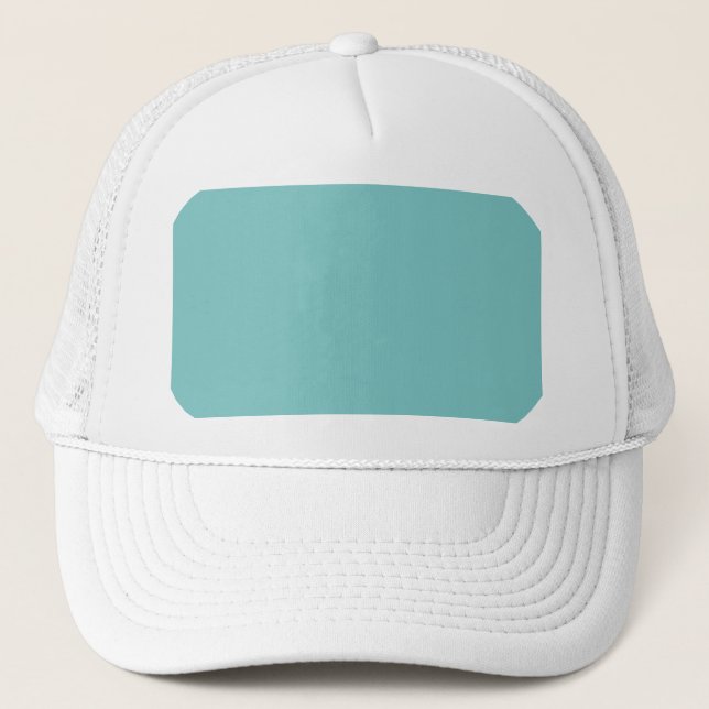 Boné Fundo Aqua Sky. Cor de Moda Elegante (Frente)