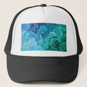 Boné Fundo de Arte de Abstrato de Belas Artes Pintadas