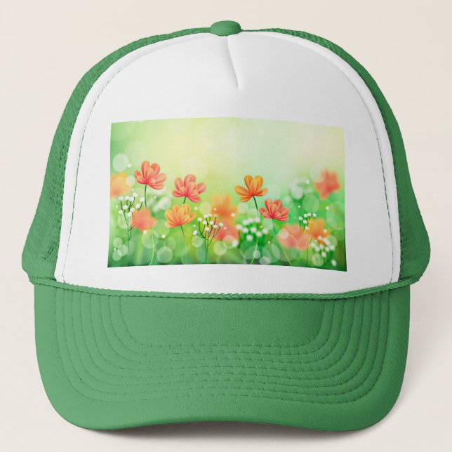 Boné Fundo Realista Desfocado de Primavera-52374 (Frente)