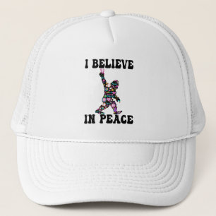 Boné Funny Bigfoot I Believe In Peace