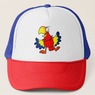 Boné Funny Colorful Cartoon Parrot Bird