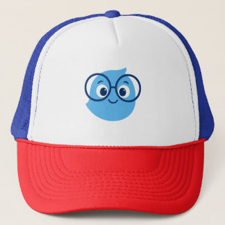Boné Funny Geeky Smiley Face Foam Trucker Hat