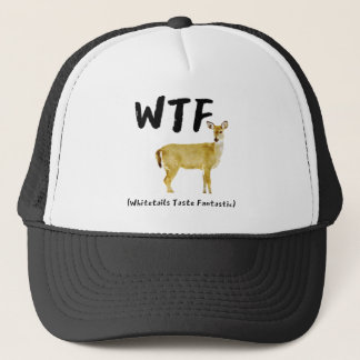 Boné Funny Laugh WTF Whitetail Taste Fantástico Hunter