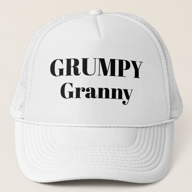 Boné Funny LOL novelice beball GRUMPY GRANNY (Frente)