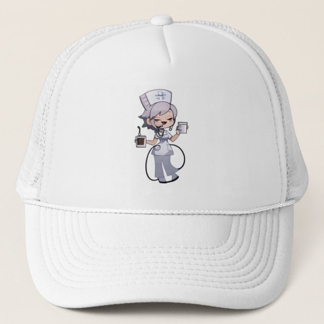 Boné Funny Nurse Coffee Cap (Frente)