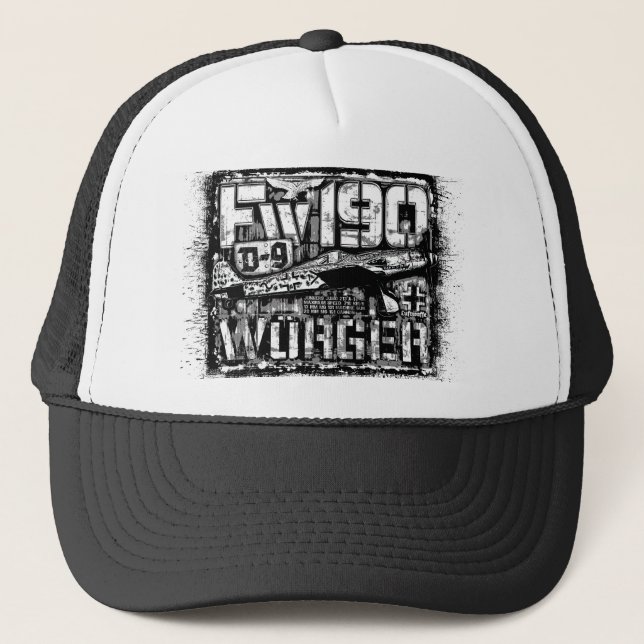 Boné Fw 190 D- 9 Trucker Hat (Frente)