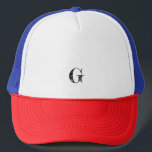 BONÉ G<br><div class="desc">Um boné simples e casual com o alfabeto design.</div>