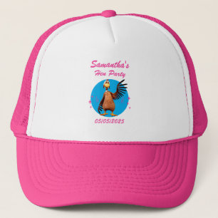 Boné Galinha Engraçada Noite de Galinha Festa Humor