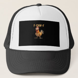 Boné Galinha F-Caw-F Engraçada F-Caw-F Galinha Engraçad
