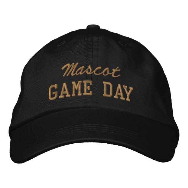 Boné Game Day Custom Mascot or Team Name (Frente)