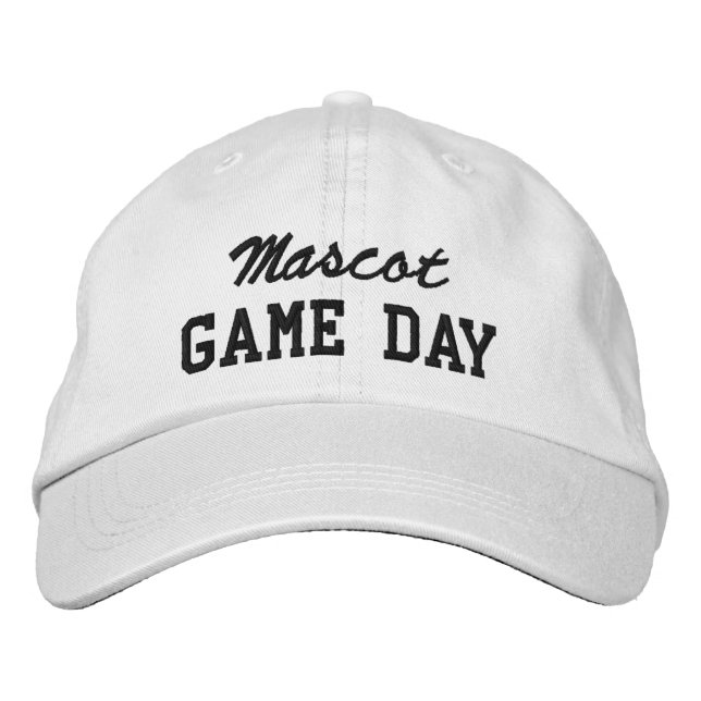 Boné Game Day Custom Mascot or Team Name (Frente)