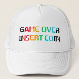 Boné Game Over Insert Coin